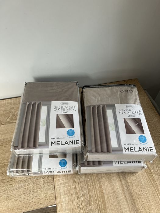 Zasłona EUROFIRANY Melanie 140 x 250 cm Beżowy