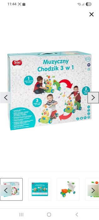 Jeździk pchacz smiki jak nowy