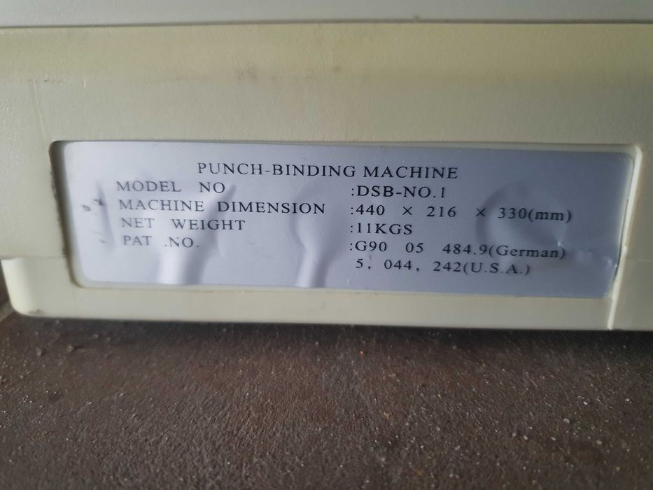 Переплетчик на пластиковую пружину DSB №1