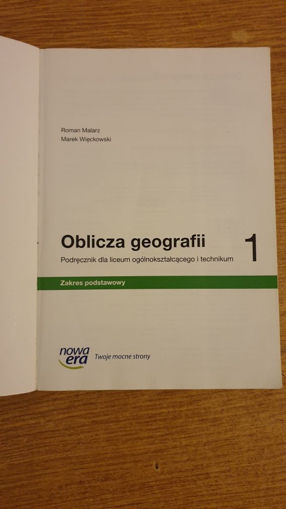 Podręcznik do geografii klasa 1 technikum