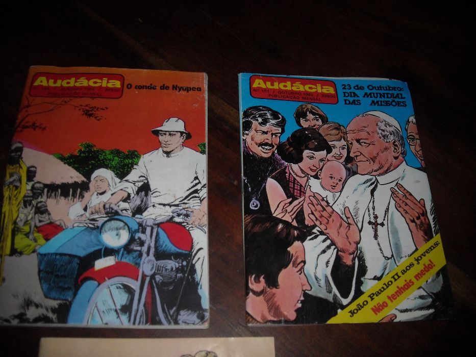 Revistas Audacia anos 80 vintage