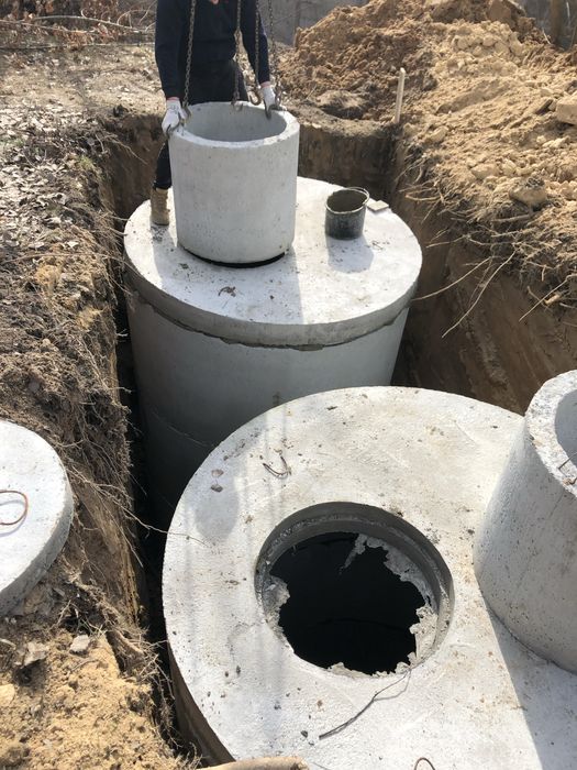 Вигрібна яма,траншеї,каналізація