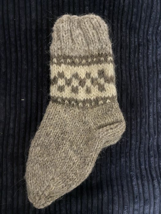 Теплі шерстяні носки, вʼязані шкарпетки