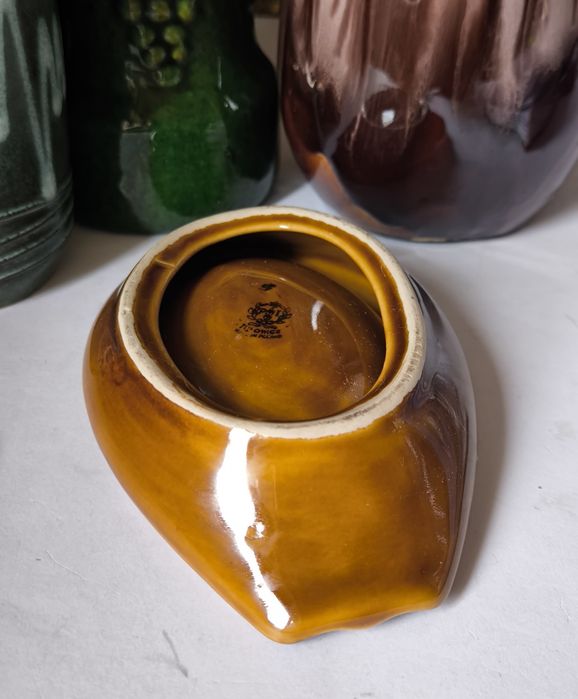 Popielniczka Tułowice piękny stary porcelit