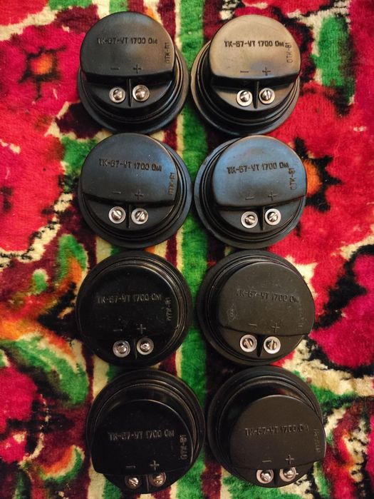 Телефонный капсюль ТК-67-УТ 1700 Ом . Капсюль телефонный динамический