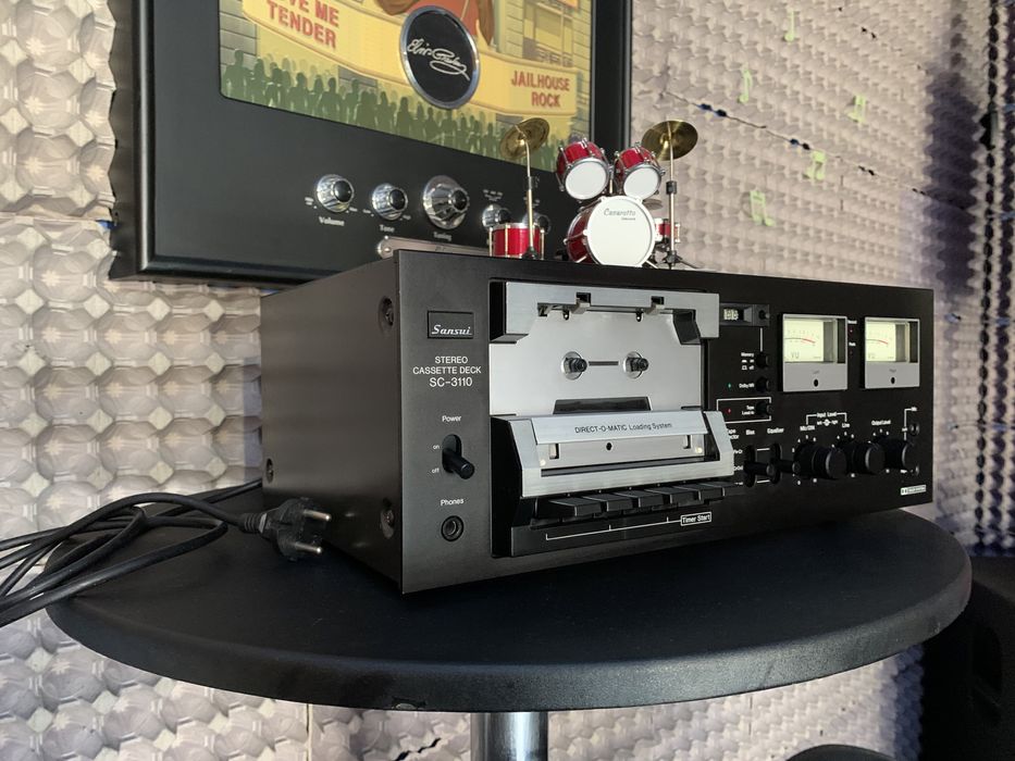 Gravador de cassetes Sansui SC 3110