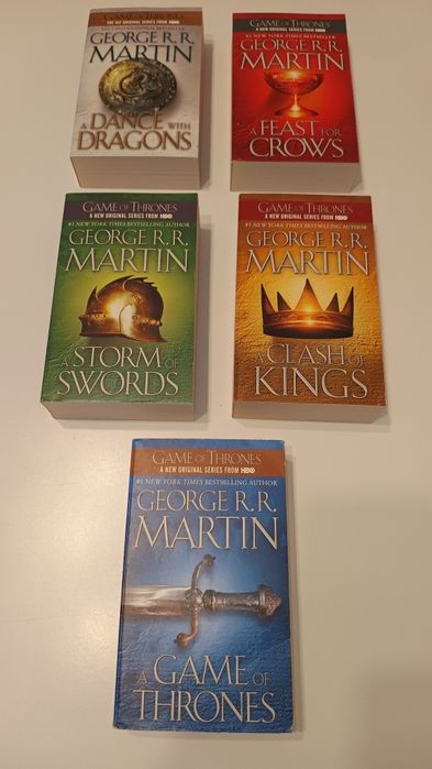 Song of ice and fire ENG Gra o tron George RR Martin