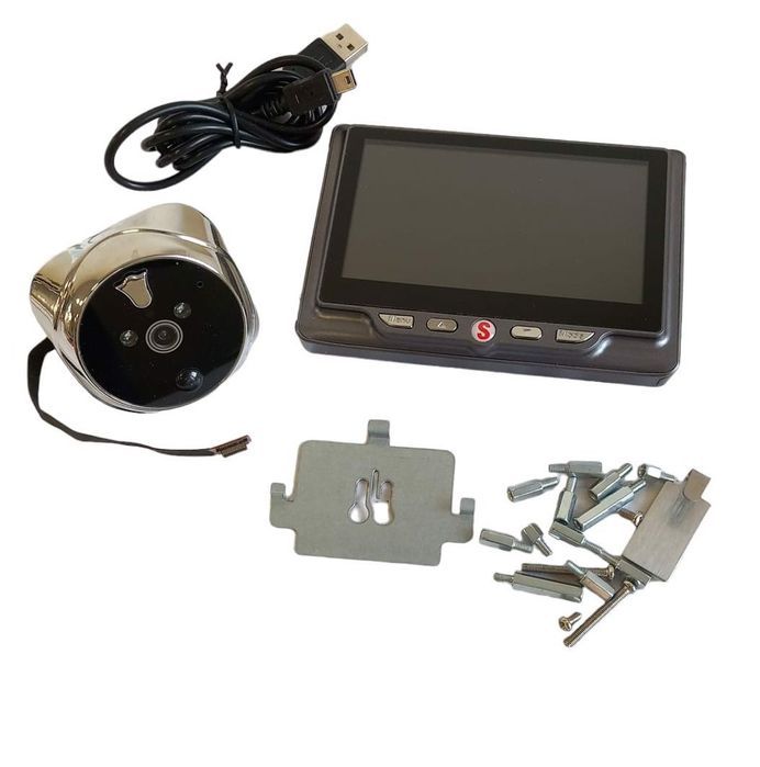 kamera wideodomofonowa 3-krotny zoom ekran lcd