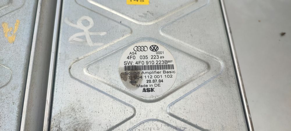 Підсилювач звуку Ауді А6 С6 4f0035223  4f0910223b усилитель звука A6 С