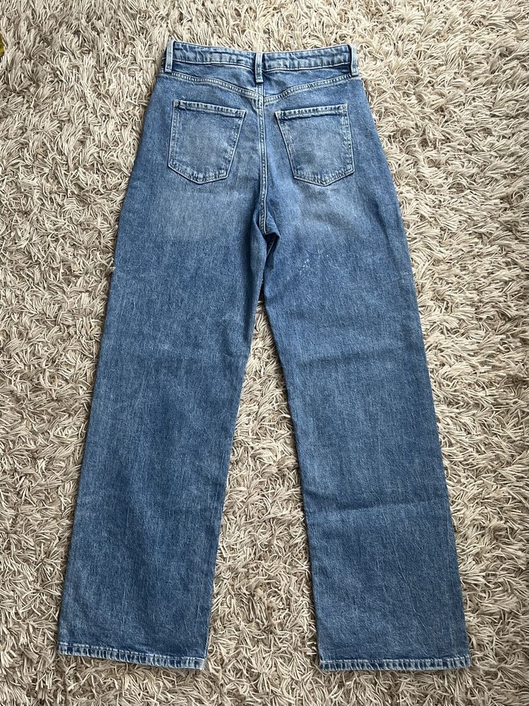 Джинси прямі широкі h&m 152