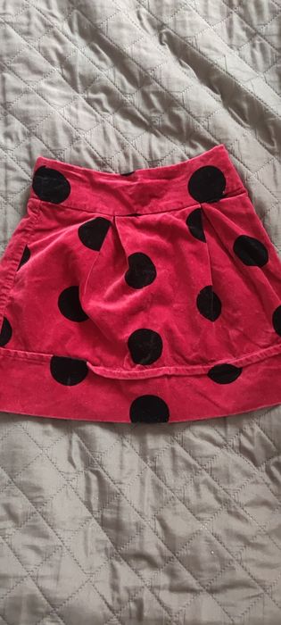 Welurowa spódniczka dla dziewczynki 3-4 lata
