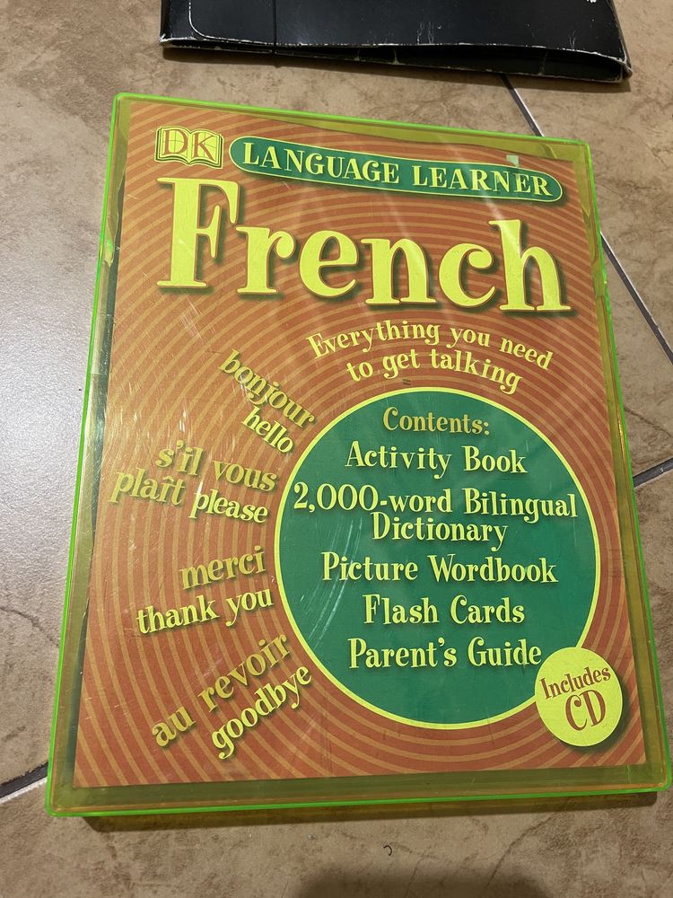 Książka do nauki francuskiego po angielsku