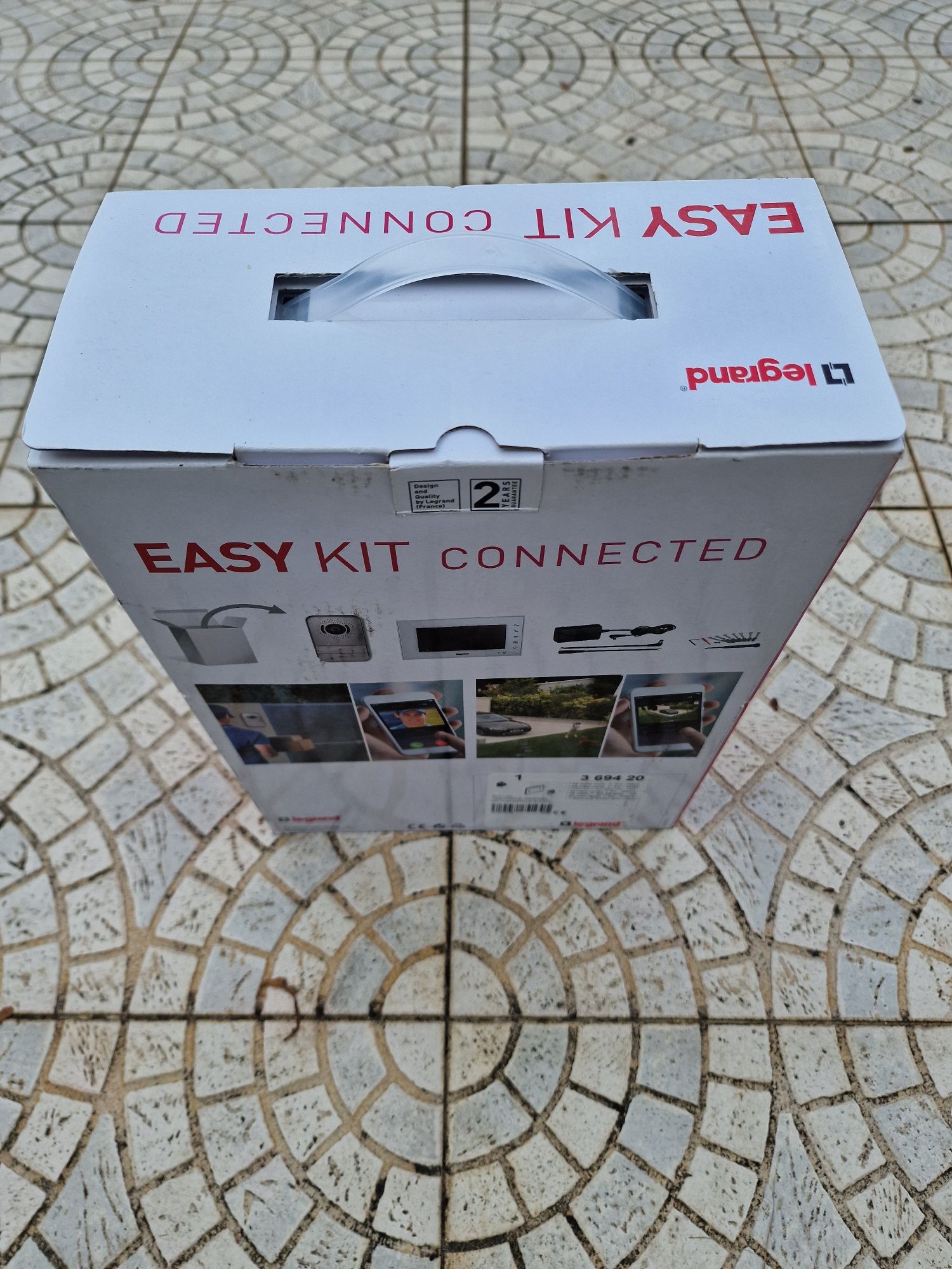 NOVO - Legrand Kit Video Porteiro Vigilância Wi-Fi 7" 369430
