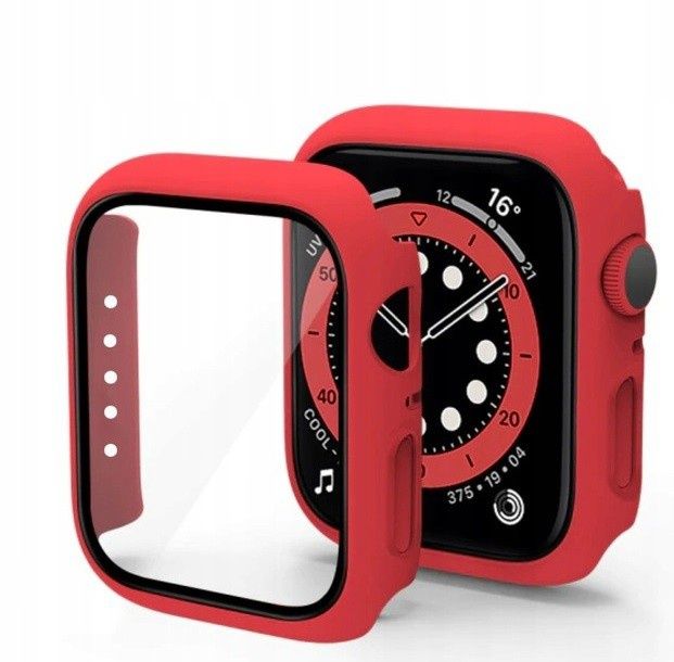 Pełne Etui z wbudowanym szkłem 2w1 do Apple Watch 4/5/6/SE 40mm