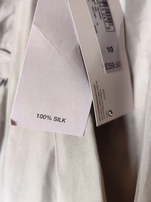 Sukienka dla druhny/na ślub/przyjęcie, Marks & Spencer, 100% jedwab,