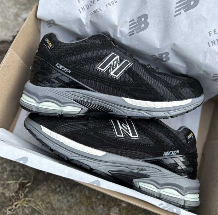 !ХУТРО! New Balance 1906r (Gote-Tex) Black/White 40 41 42 43 44 45 нб