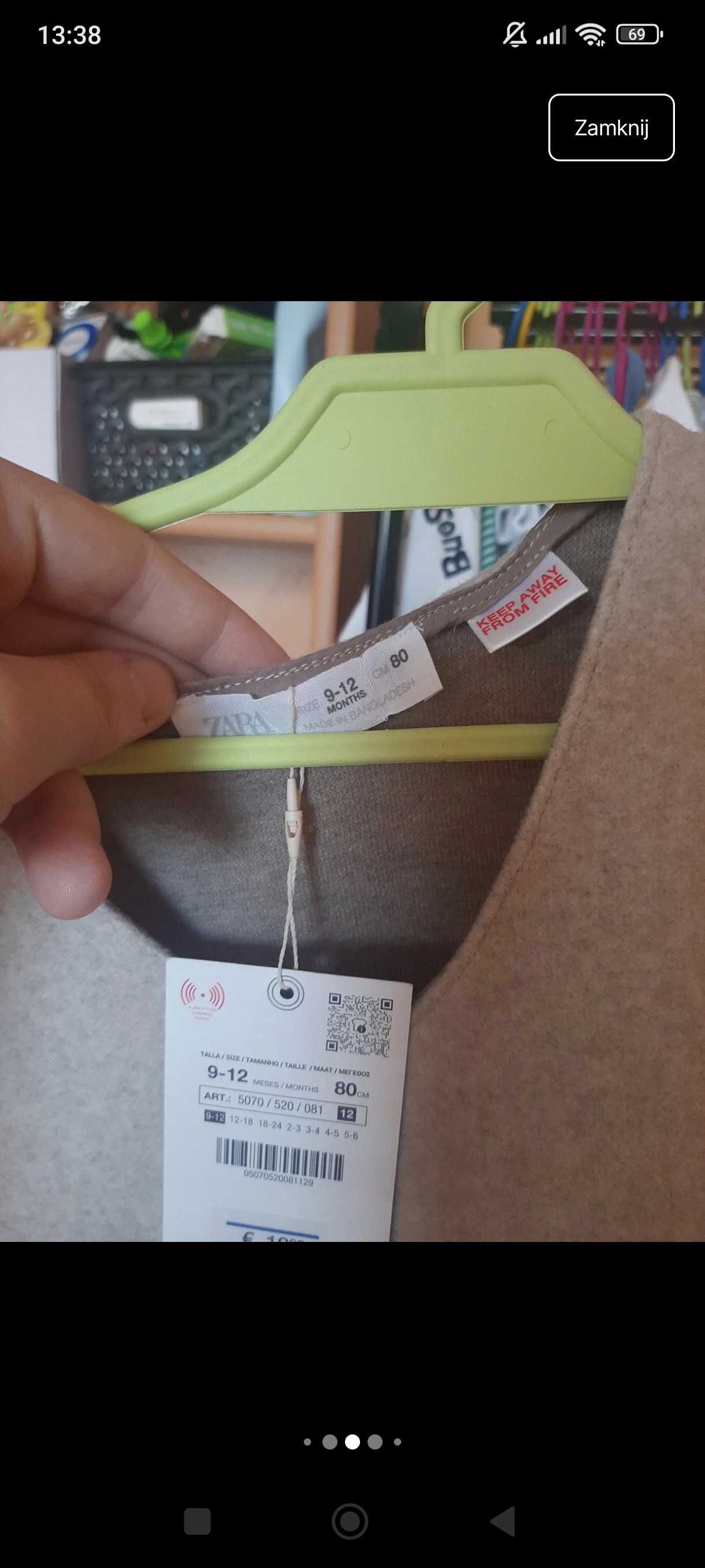 Sukienka Zara dla dziewczynki