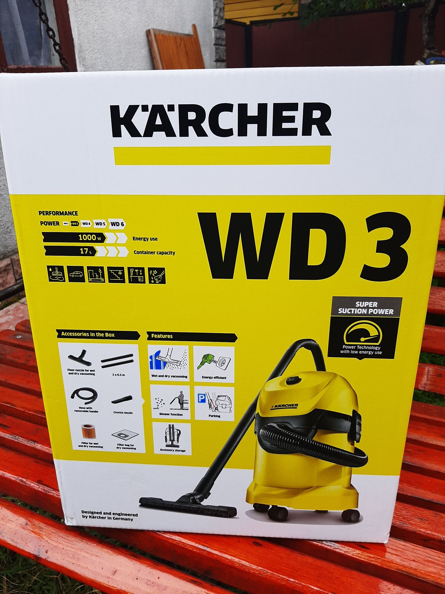 Пилосос Karcher WD3 (універсальний) + мішки