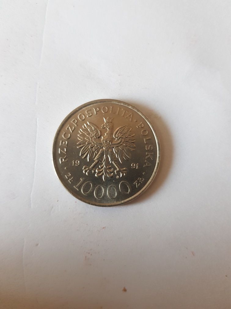 Moneta 10000zł 200 rocznica konstytucji 3 Maja 1991r
