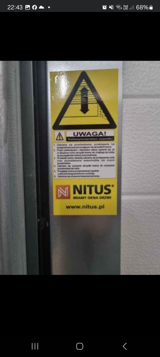 Brama garażowa Nitus