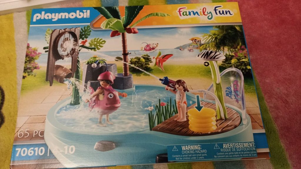Playmobil Family Fun 70610 Basen z armatką wodną Rodzinna Zabawa