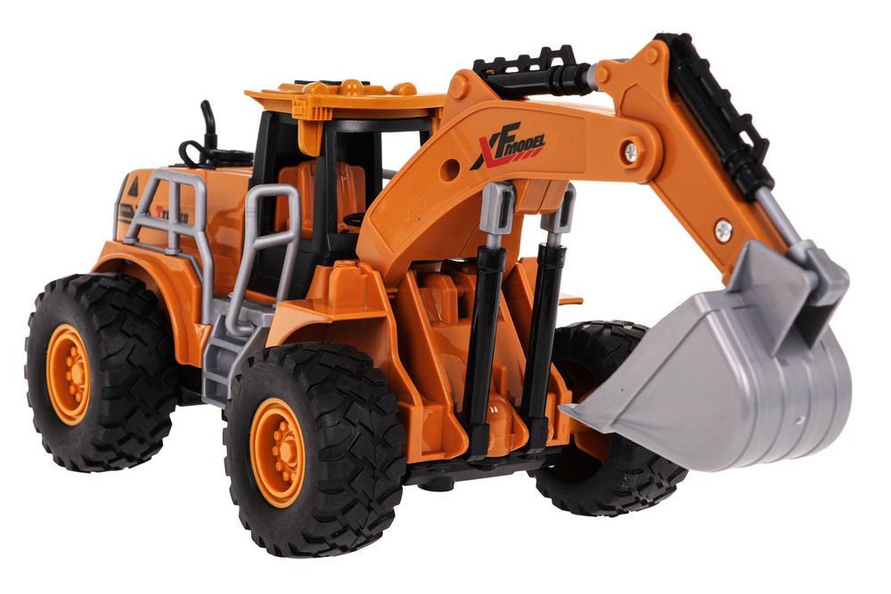 Koparka Z Funkcją Świateł I Dymu R/C Zdalnie sterowane