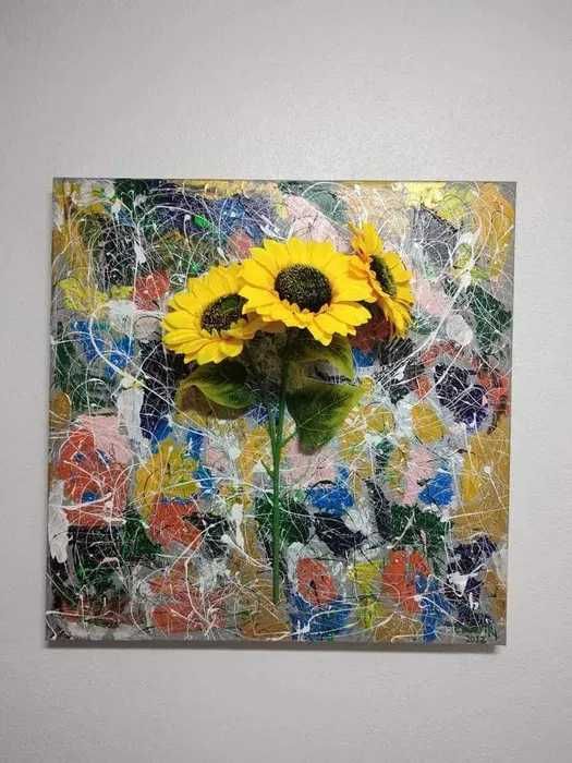 Quadro Os girassóis