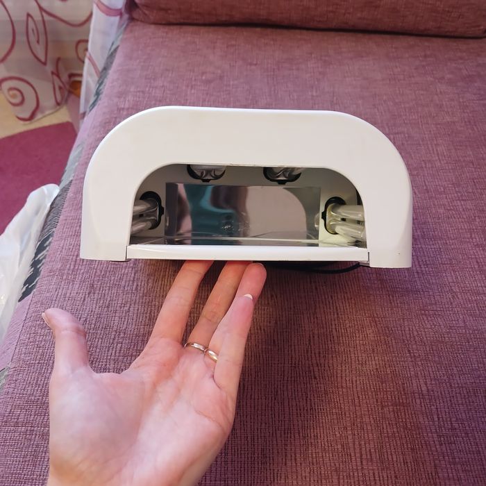 У/ф лампа для манікюру,timer lamp,білого кольору