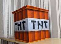 Ящик для хранения TNT Minecraft коробка зберігання короб куб игрушки
