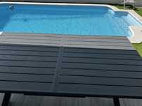 MESA EXTENSÍVEL AXIOME CINZA ARDÓSIA 220-279CM