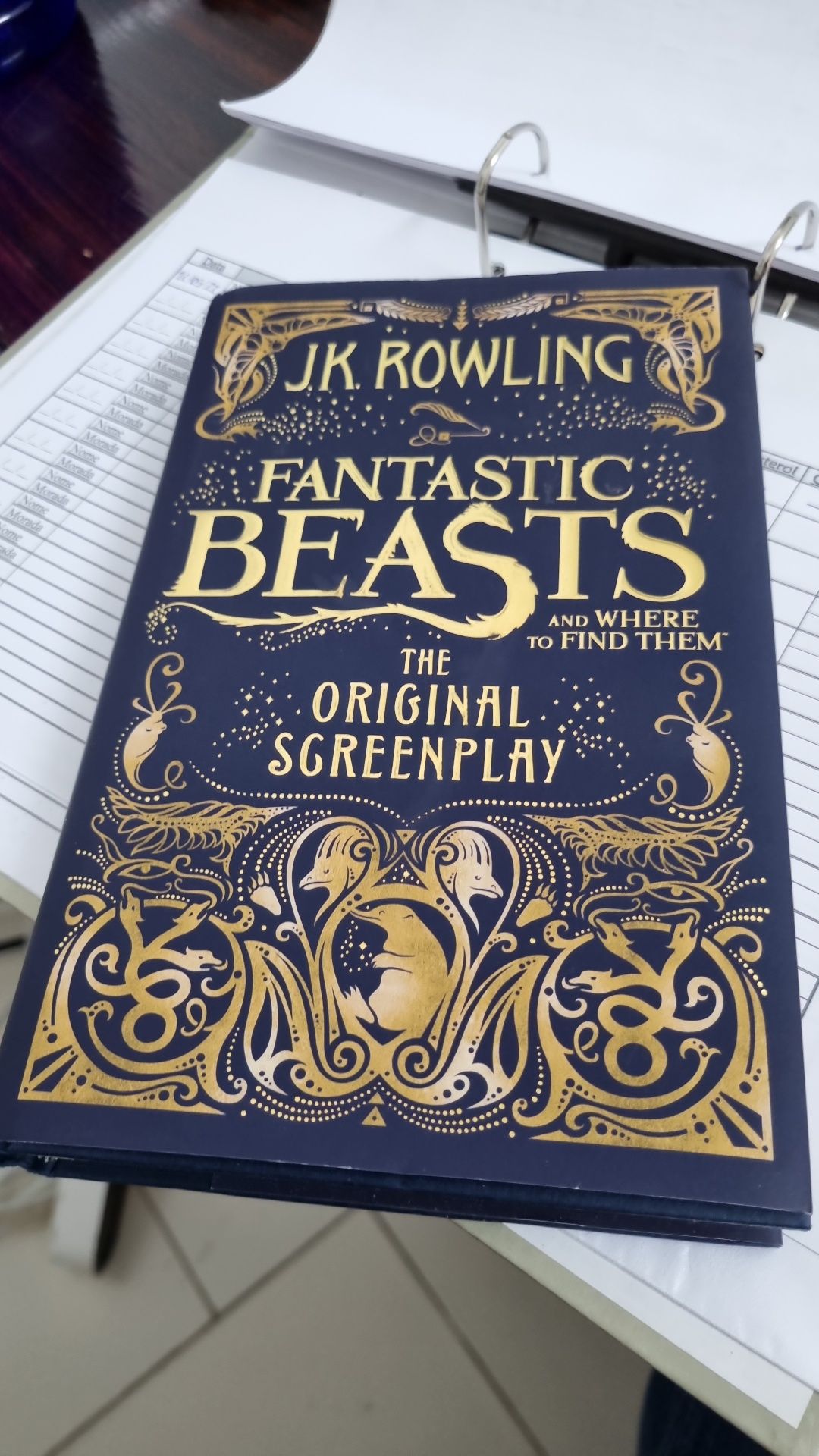 Livro original Fantastic Beasts