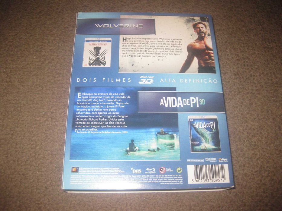 2 Filmes em Blu-Ray, em 3D e com Box Arquivadora!