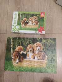 Puzzle Trefl 60 elementów psy pieski