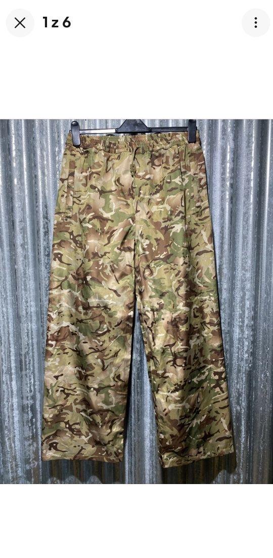 Spodnie na ryby lud do lasu Multicam Waterproof roz. XL