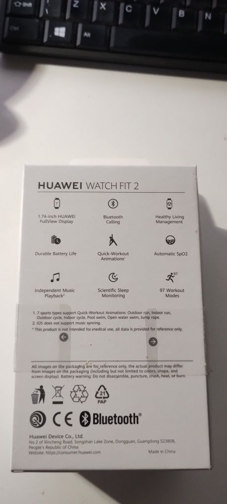 Zegarek smartwatch Huawei watch fit 2