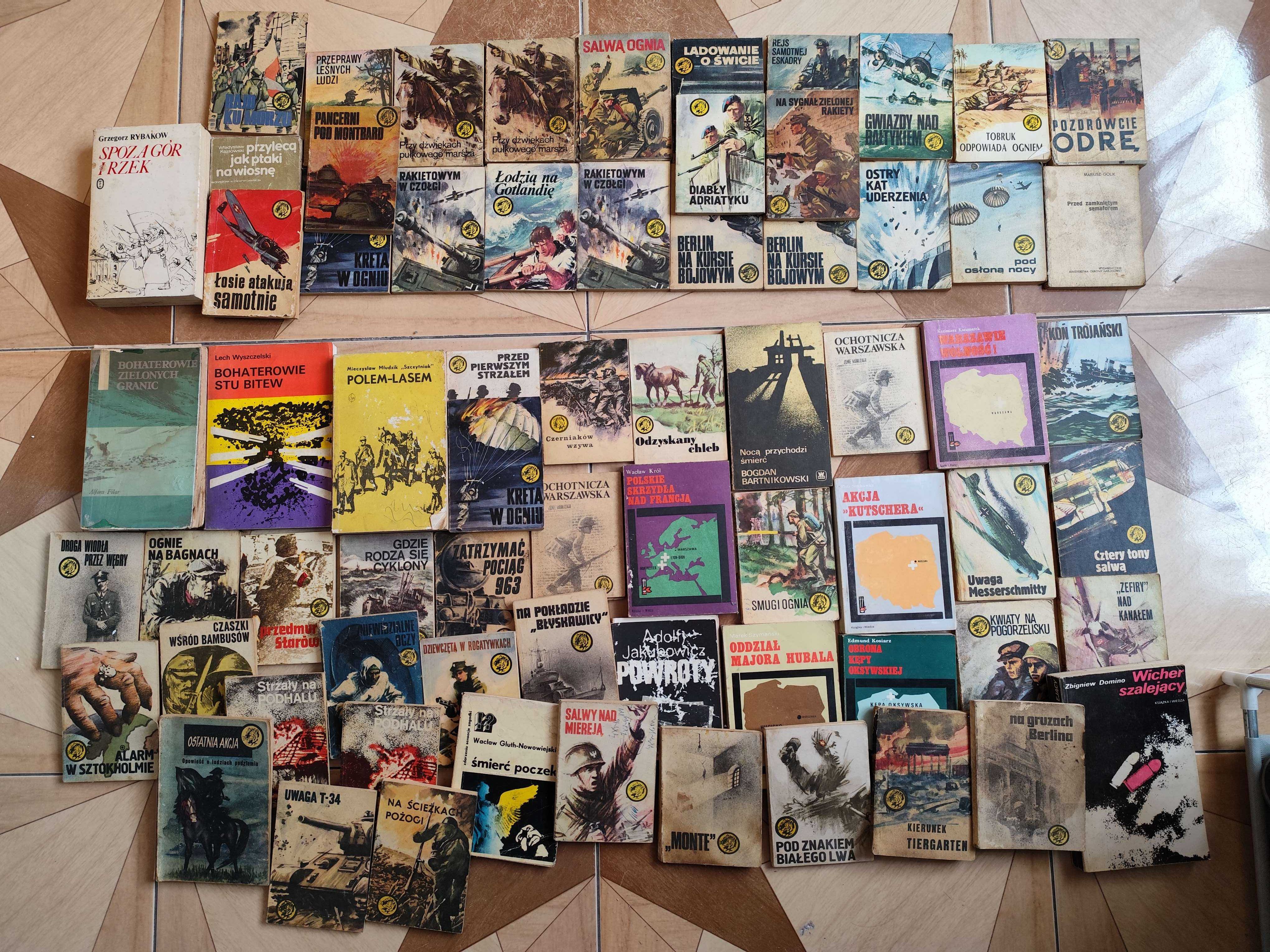113 książek o tematyce wojennej - zestaw