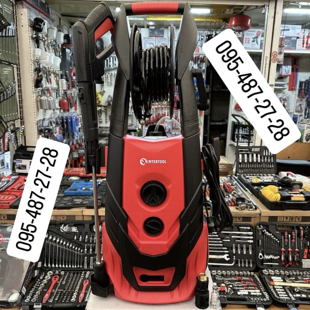 Мийка високого тиску на 2200 Вт, 120-150 бар INTERTOOL DT-1508