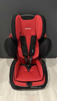 Fotelik samochodowy Recaro Young Sport Hero 9-36 kg Stan bardzo dobry