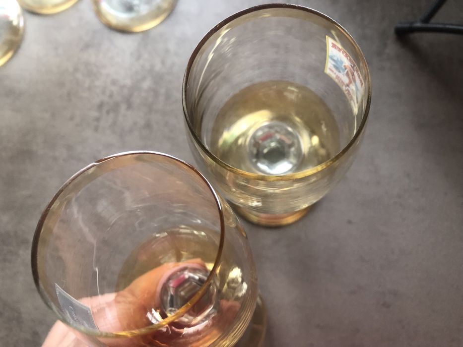 Kieliszki do wina PRL