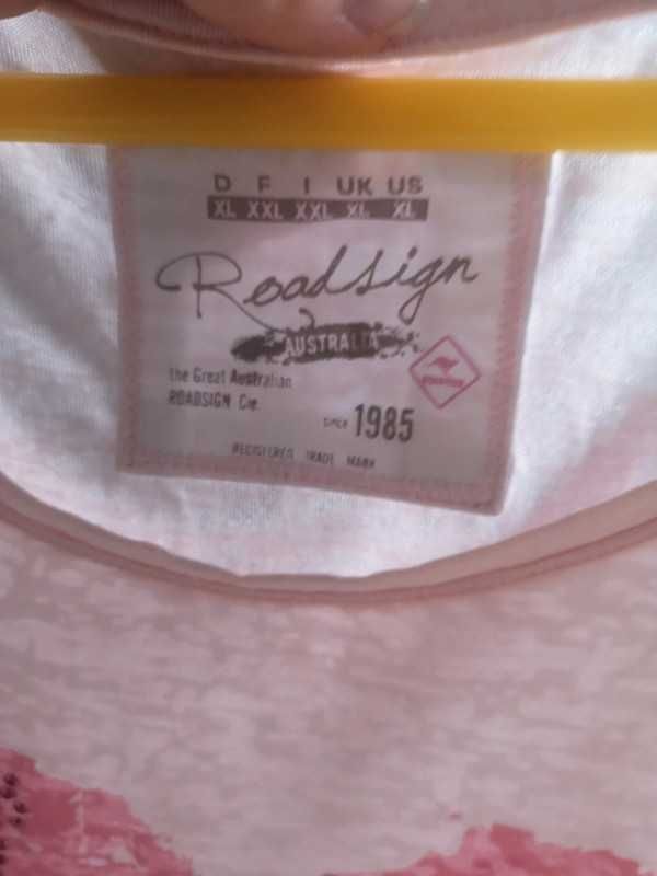 Roadsign t-shirt serce różowy r. XL