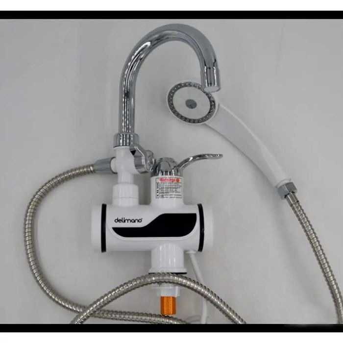 Водонагреватель проточный для кухни кран смеситель с душем мини бойлер
