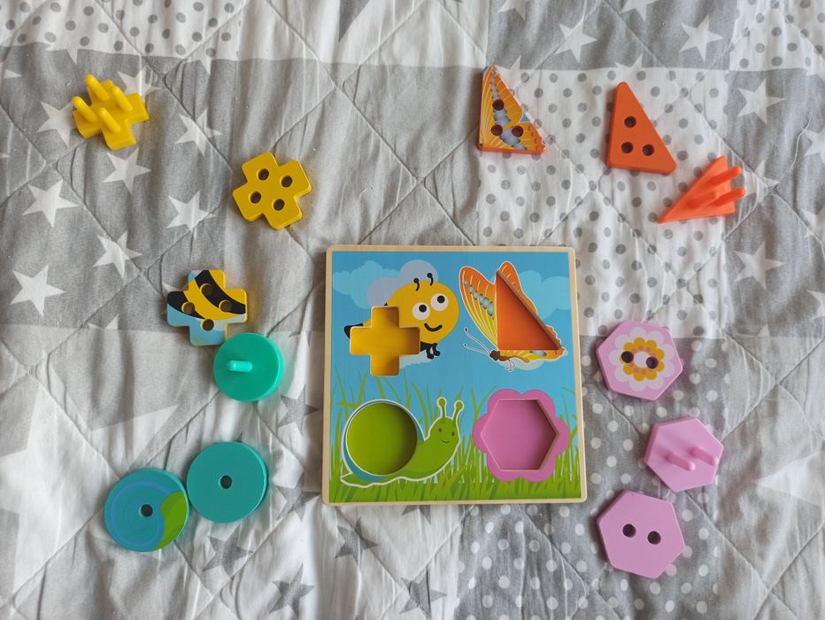 Playtive puzzle ukladanka sorter Lidl 2+