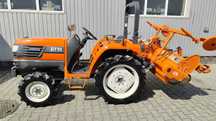 Japoński Traktor ciągnik Kubota GT 19 4x4 + glebogryzarka 19 KM