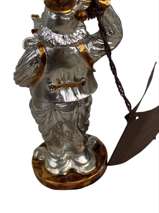 Estatueta de Palhaço Revestido a Prata 925
