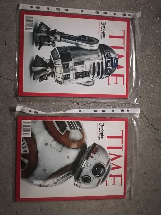 Dupla revistas TIME antigas -  Star Wars 2015 - Colecionadores