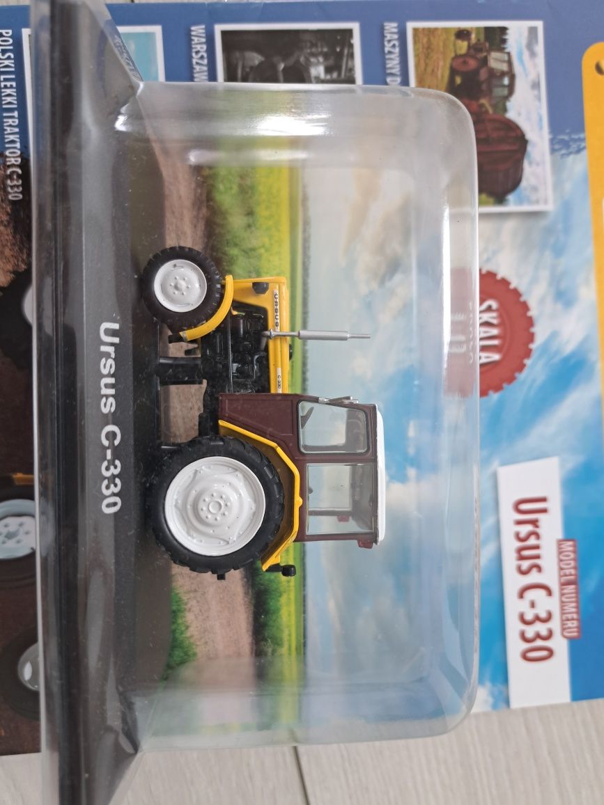 Kultowe traktory prl Ursus c330 Hachette skala 1:43 auta samochody