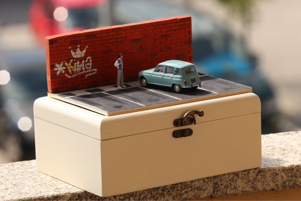 Diorama Renault 4L