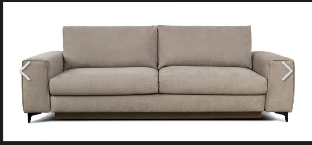 Sofa rozkładana BEFAME MOON 3 osobowa plus pufa