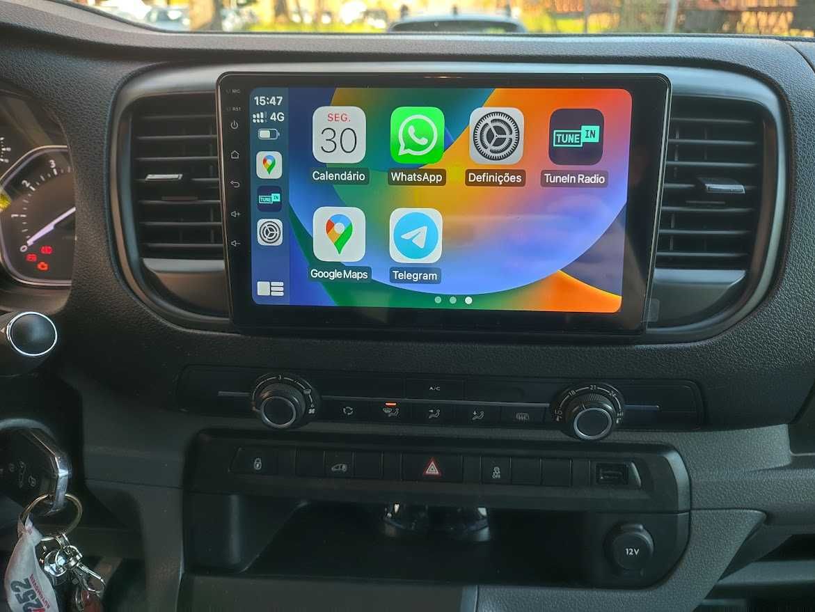 Auto rádio Toyota Proace Peugeot Expert Citroen  Android GPS Bluetooth