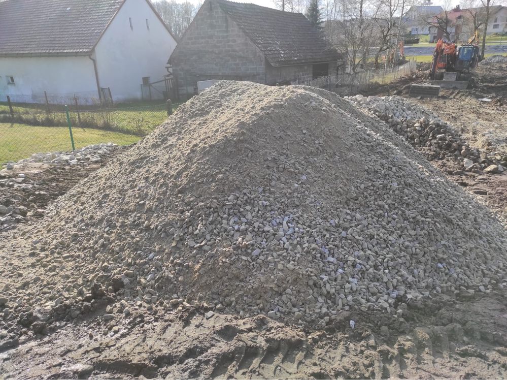 Tłuczeń drogowy mieszanka granitowa 0/31,5 Otoczak Wieluń Hydro Kamień